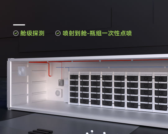 20尺風冷電池儲能消防方案